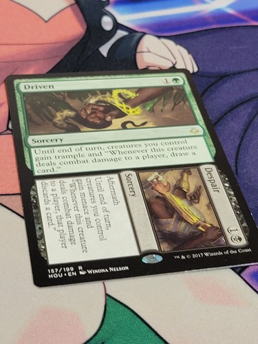 C4009 MAGIC MTG HOUR OF DEVASTATION DRIVEN DESPAIR NM RARE - Picture 2 of 12