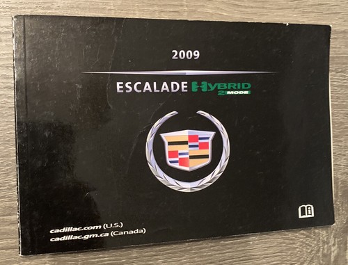 2009 09 CADILLAC ESCALADE ESV HYBRID NAVIGATION 2-MODE OWNER'S MANUAL SET BOOK - Picture 6 of 13