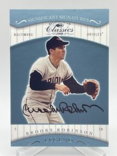 Brooks Robinson 2001 Donruss Classics Significant Signatures Autograph Auto E5