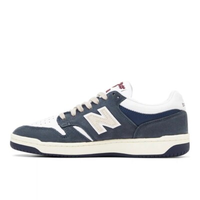 Size 14 - New Balance Numeric 480 Navy White | eBay