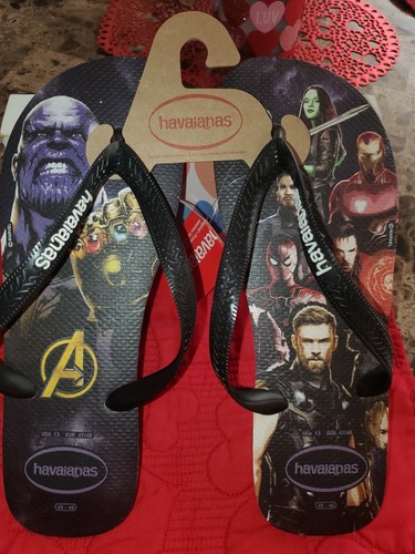 Havaianas Marvel Avengers Thor Iron Man 