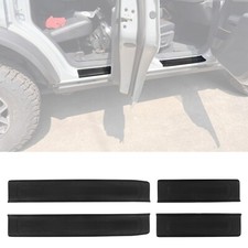 4xrubber Door Sill Guards For 2021-2024 Ford Bronco Edge Entry Cover Accessories