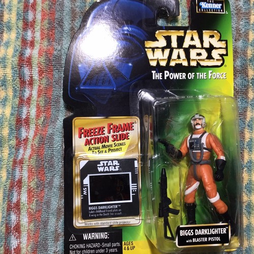 1997 Star Wars Action Figure BIGGS DARKLIGHTER Power of the Force w/Freeze Frame - Picture 8 of 22