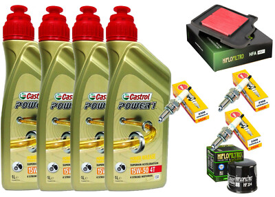 INSPEKTION YAMAHA MTX 850 CASTROL 15W50 LUFTFILTER ÖL HIFLO ZÜNDKERZEN 18/20