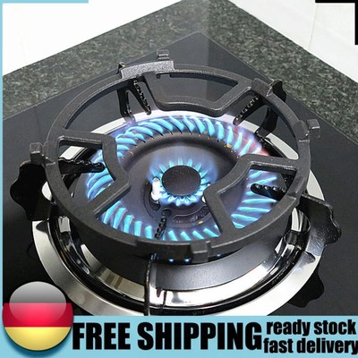 Cast Iron Wok Support Ring Non Slip Universal Wok Support Ring 8 Slots with Box