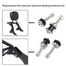 Kit De Fijación Negro Para Portaequipajes En Harley Sportster XL (2004-2022) - Reemplaza 53512-07A