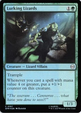 Lurking Lizards (107), SPM, C, Foil