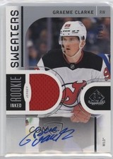 2024 Upper Deck SP Game Used Inked Rookie Sweaters 71/99 Graeme Clarke Auto 0nr3