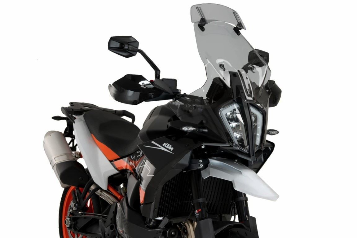Puig Light Smoke Touring Screen With Extender KTM 890 SMT 2023-2024