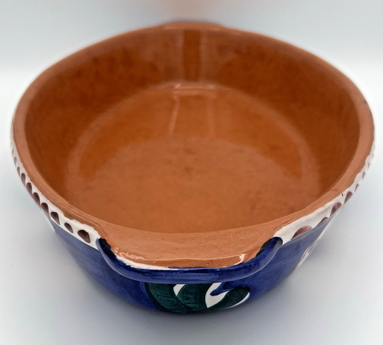 Vietri Italy Solimene Campagna Royal Blue Fish Pesce Ceramic Serving Dish 16"