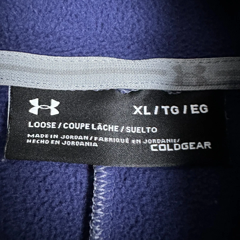 Sudadera con capucha azul marino para guardiamarinas XL azul Under Armour NCAA Pullover Sudadera Foto 4 de 4