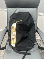 Nike Elite Pro Basketball Backpack BA6164-013 Black Gold Great Condition