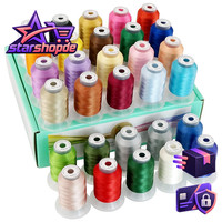 Stickgarn Polyester 30 Farben 500M Sortiment FüR Janome NäHmaschine