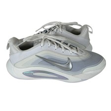 Nike A One GS Aja Wilson Basketball Shoes White Silver HF7001-100 4.5Y
