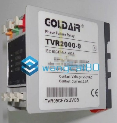1PCS New for GOLDAIR Phase Sequence Protection Relay TVR2000-9 480VAC 2.0A #wd