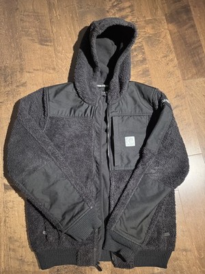 Carhartt Yukon Extremes Wind Fighter Fleece Jacket Men s S Black DISCONTINUED