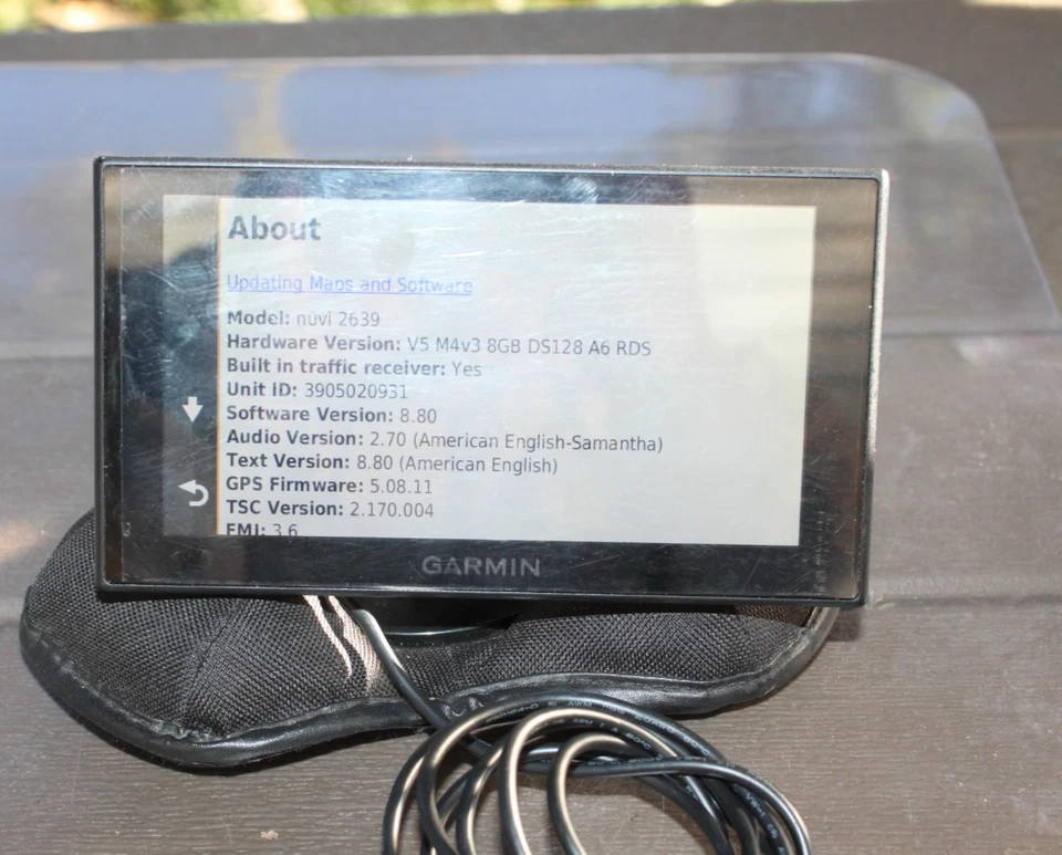 Garmin nüvi 2639 LMT GPS Navigator, w/MiniSD card and Accessories TESTED - Image 4 of 4