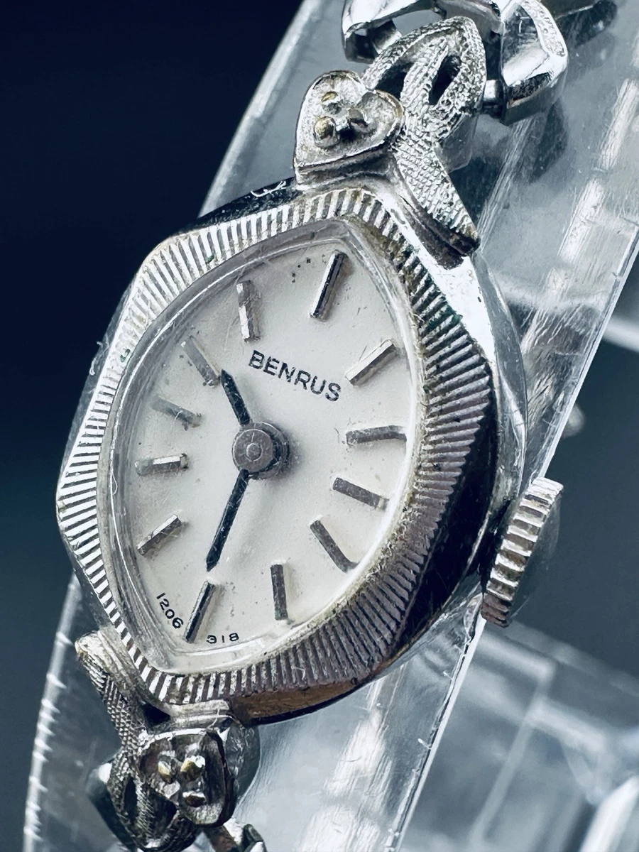 Silver Case Analog Benrus Wristwatches for sale | eBay display picture 1