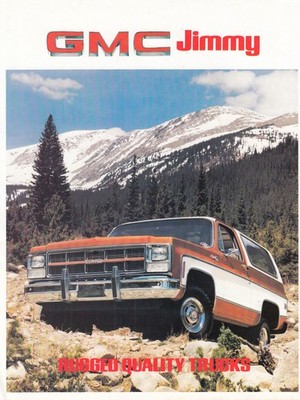 GMX JIMMY Trucks Truck Oldtimer Prospekt Brochure 1980 AA