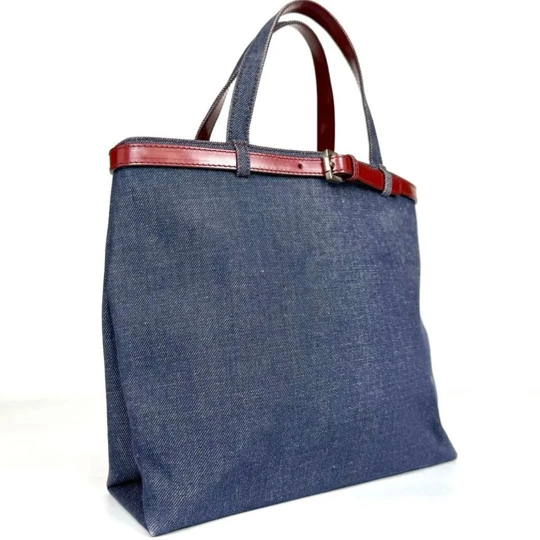 Burberry ビンテージデニム風　ボディバッグ Vintage Burberry Blue Label Made In Japan Denim Purse Cross Body