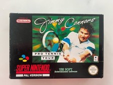 Jimmy Connors Pro Tennis Tour SNES CiB PAL UK Boxed with Manual