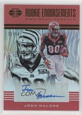2017 Panini Illusions Rookie Endorsements Blue 25/50 Josh Malone #RE-MA Auto 0d4