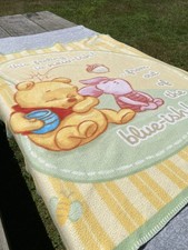 Vintage Winnie The Pooh Baby Blanket