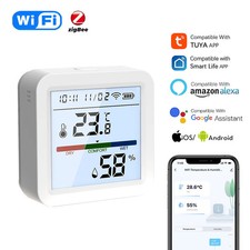 Tuya WiFi/Zigbee Smart Temperature and Humidity Sensor Backlight LCD Display