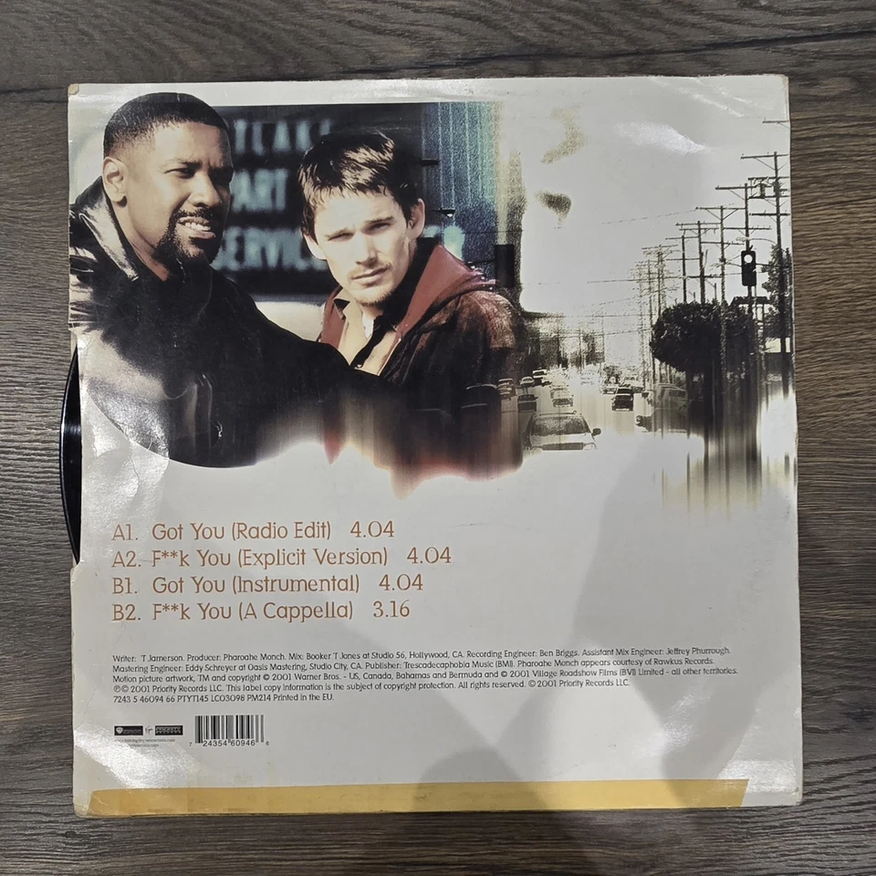 Pharoahe Monch – Got You 12" Hip Hop Vinyl 2001 Training Day Soundtrack VG+ - Image 4 of 4