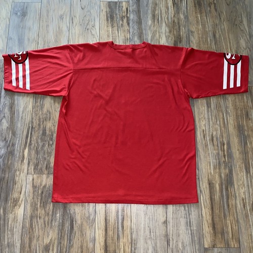 Vintage 80s San Francisco 49ers Garan NFL Jersey T-Shirt Mens XXXL Red Football - Picture 9 of 20