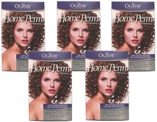 Ogilvie Home Perm for Color-Treated, Thin or Delicate Hair, 1 Application 5 Pack