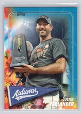 2024 Topps Update #AT-7 Justin Verlander Autumn Tales Blue Houston Astros