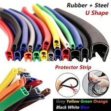 6 26mm Car Door Boot Edge Protector Strip Trim U Shape Guard Seal Rubber 7 Color