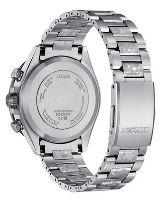 Citizen Men's Attesa Chronograph Alarm Silver Eco-Drive Watch 44MM