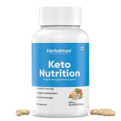 Herbal Max Keto Nutrition Capsules, 60 Capsules