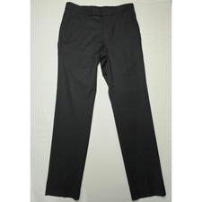 Kenneth Cole Reaction Dress Pants Mens 31W Black Business Casual Polished NWT