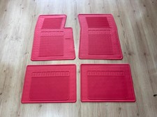 Fit For Ford Falcon Floor Mats Rubber Red Set Of4 1960-66 Fit For Ford Falcon Floor Mats Rubber Red Set Of4 1960-66