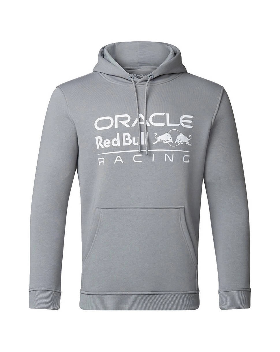 Castore Oracle Red Bull Racing Core Overhead Hoodie Youth Large Grey Mono Logo