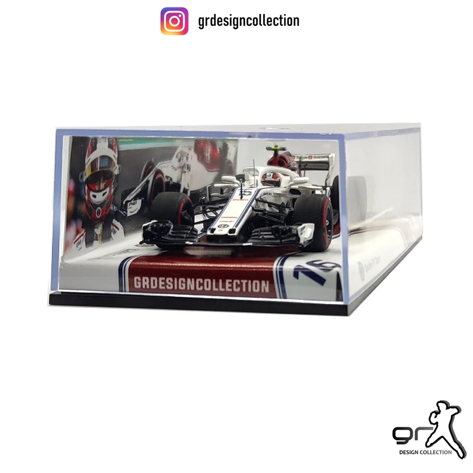 Charles Leclerc - Alfa Romeo Sauber C37 - F1 Abu Dhabi GP 2018 / Minichamps 1:43 - Immagine 3 di 4