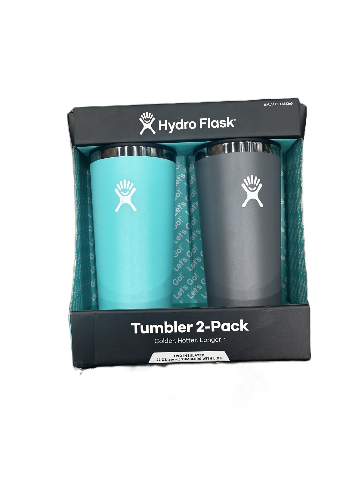 Hydro Flask 2-Pack Tumbler With Lid Stainless Steel 22 oz Travel Cup