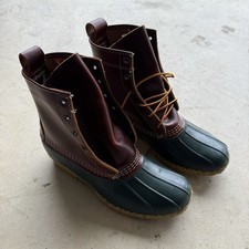 LL Bean Duck Boots Leather/Rubber Waterproof,...