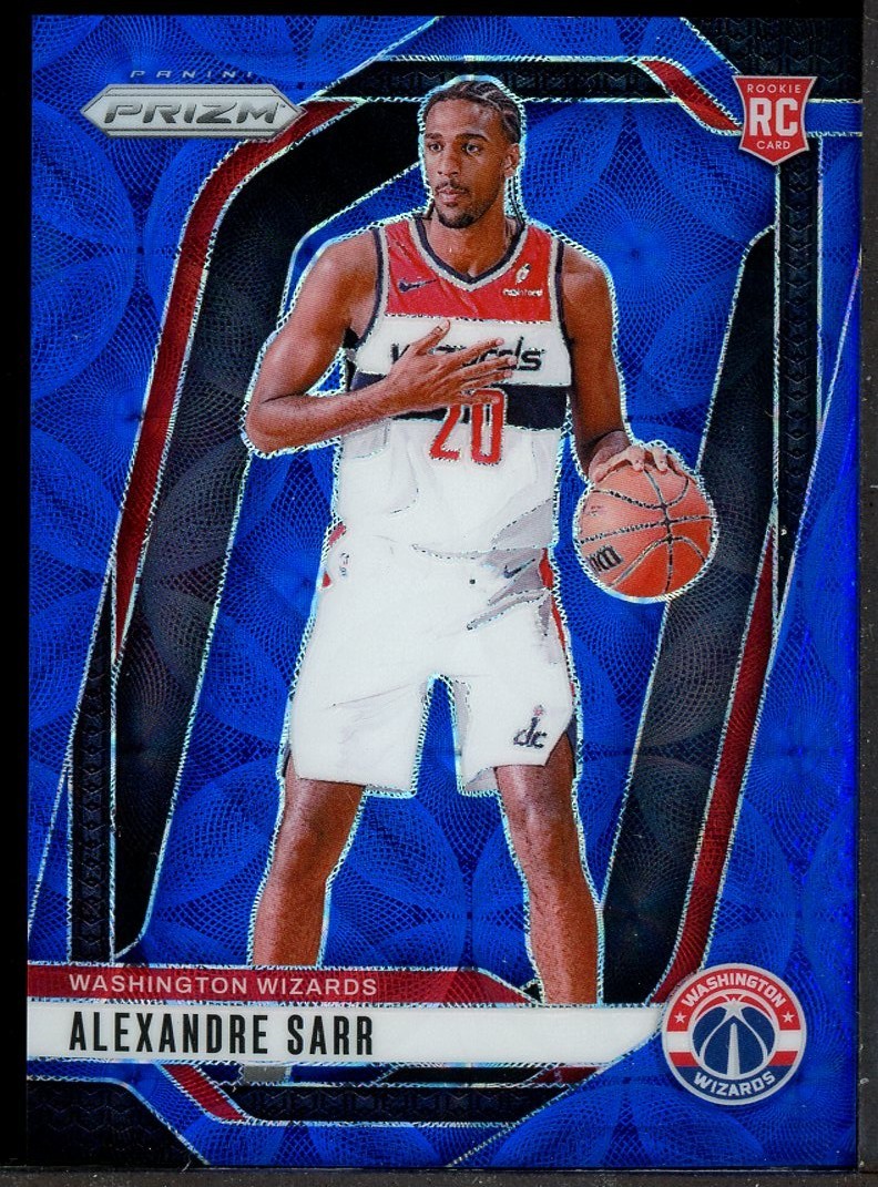 2024-25 Panini Prizm Blue Choice #264 Alexandre Sarr RC Rookie 39/49