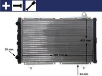 Mahle CR 499 000S KüHler, MotorküHlung FüR CitroËN Passend FüR Fiat