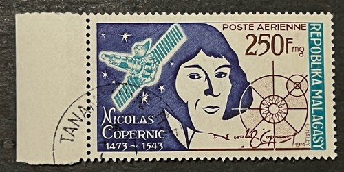 Travelstamps: Madagascar Stamps Scott #C121 Space Travel, Copernicus CTO NH - Picture 1 of 5