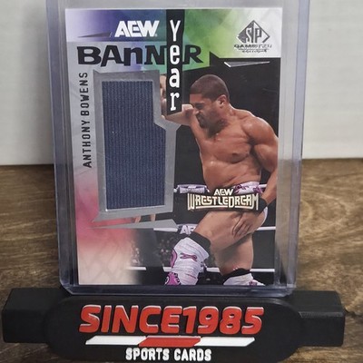 2025 SP Game Used AEW Anthony Bowens Banner Year WrestleDream Relic Acclaimed