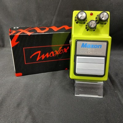 Maxon SD9 Sonic Verzerrung Gitarren-Effektpedal gebraucht mit Box und Handbuch