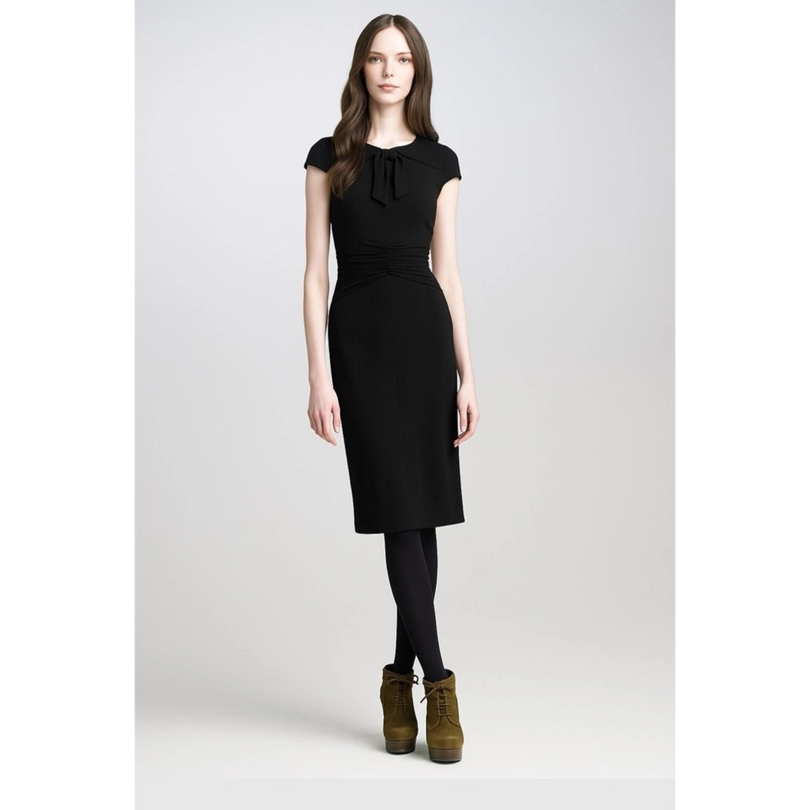 Abito nero Burberry Prorsum Runway taglia 40 6