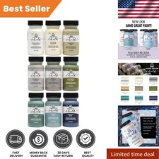 9 Assorted Colors Home Décor Chalk Paint - N...