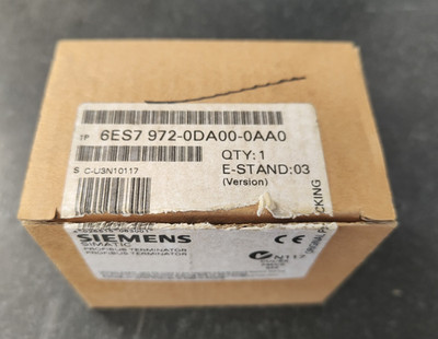 SIEMENS 6ES7 972-0DA00-0AA0 E-STAND: 03 . SIMATIC PROFIBUS TERMINATOR