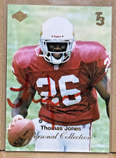Thomas Jones 2000 Collector's Edge T3 Rookie Autograph Personal Collection #1/1
